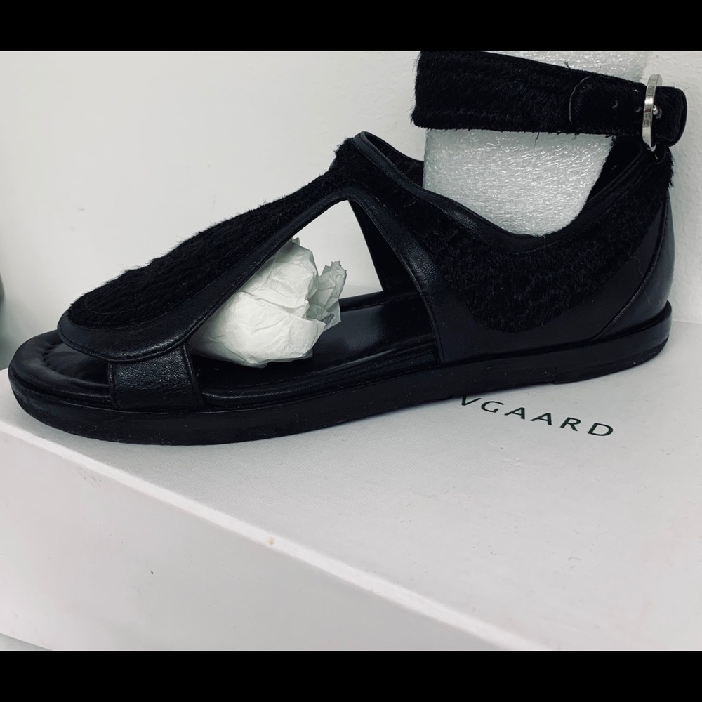 Camilla Skovgaard Black  Sandals, Flats, sz 6.5